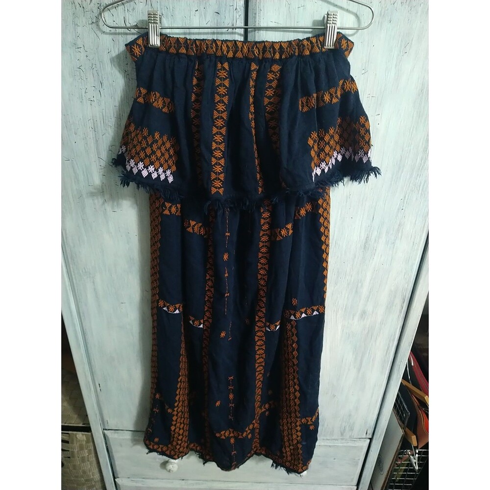 Free People MIDI Sleeveless Dress Xs Bohemian Beachy Feminine Grunge Logan Look